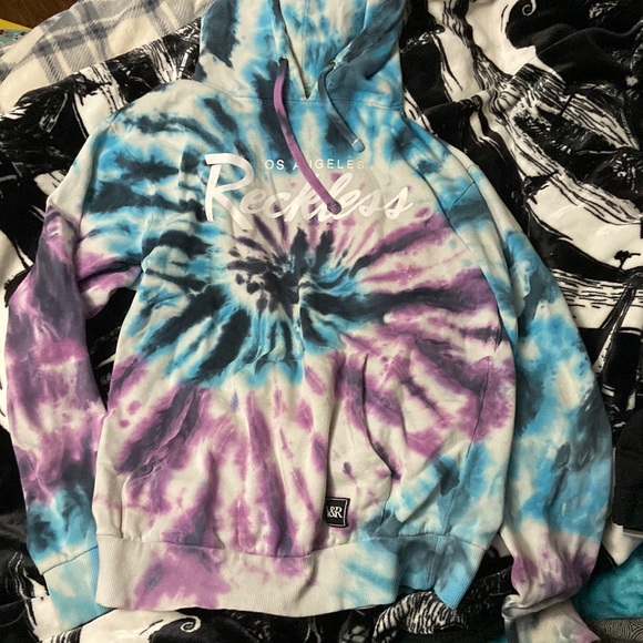 Reckless tie dye hoodie size small men’s - Picture 1 of 3
